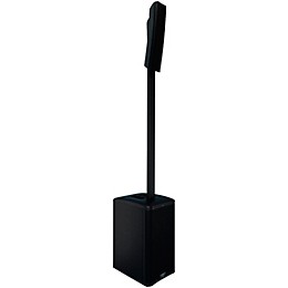 QSC KC12 12" 3,000W Active 3-Way Column Loudspeaker With Cover - Black