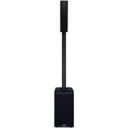 QSC KC12 12" 3,000W Active 3-Way Column Loudspeaker With Cover - Black