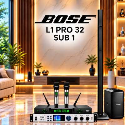 Luxury Bose Audio System In Modern Living Room