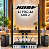 Luxury Bose Audio System With Dsk Wireless Mics