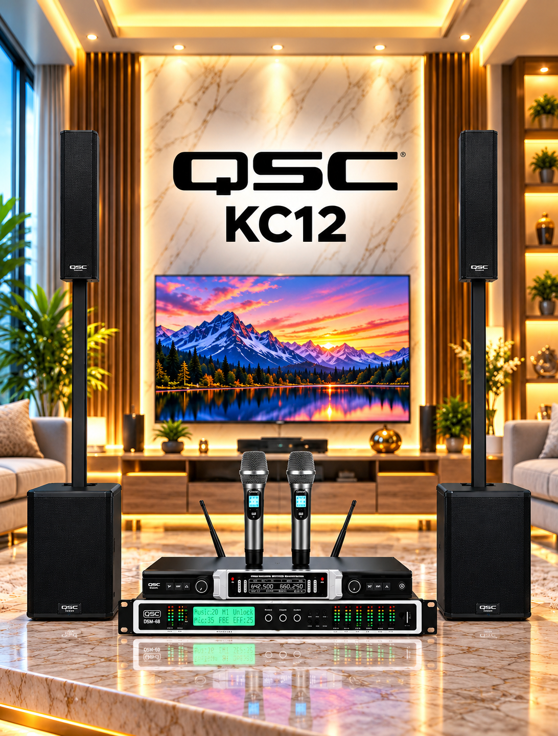 Luxury Qsc Kc12 Karaoke Setup Luxury Qsc Kc12 Karaoke Setup